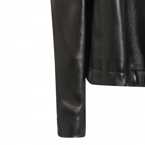 BLACK LEATHER JACKSON JACKET