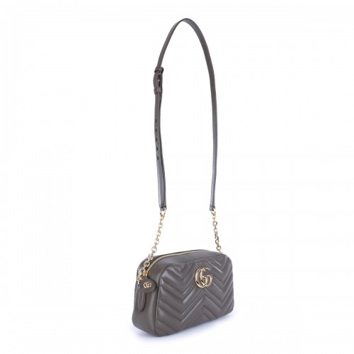 GREY LEATHER GG MARMONT... 2