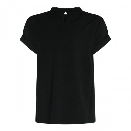 BLACK COTTON T-SHIRT 2