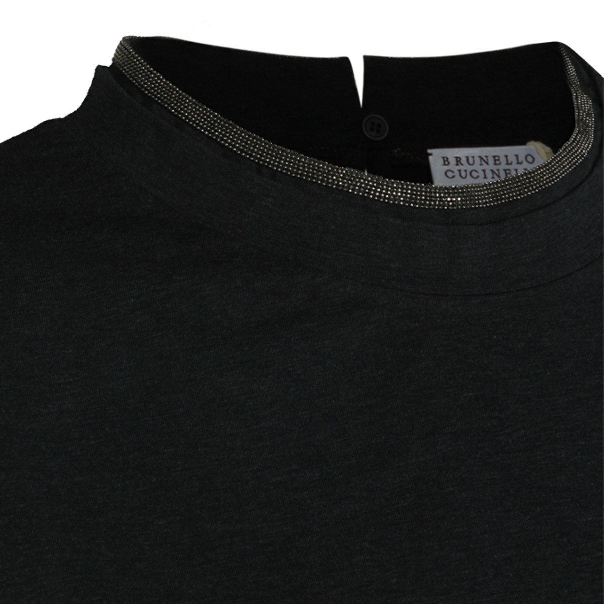 BLACK COTTON T-SHIRT