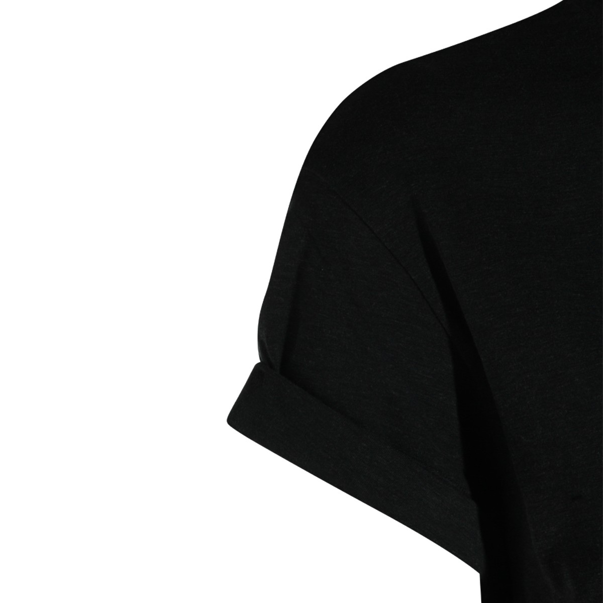 BLACK COTTON T-SHIRT