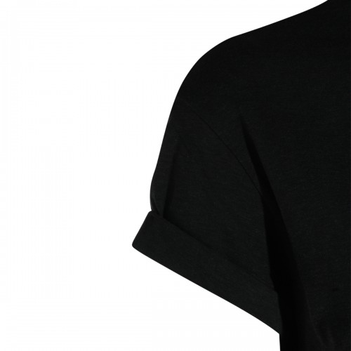 BLACK COTTON T-SHIRT