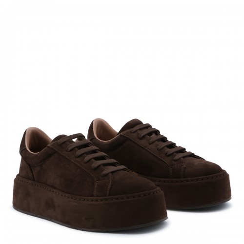 BROWN LEATHER SNEAKERTS 2