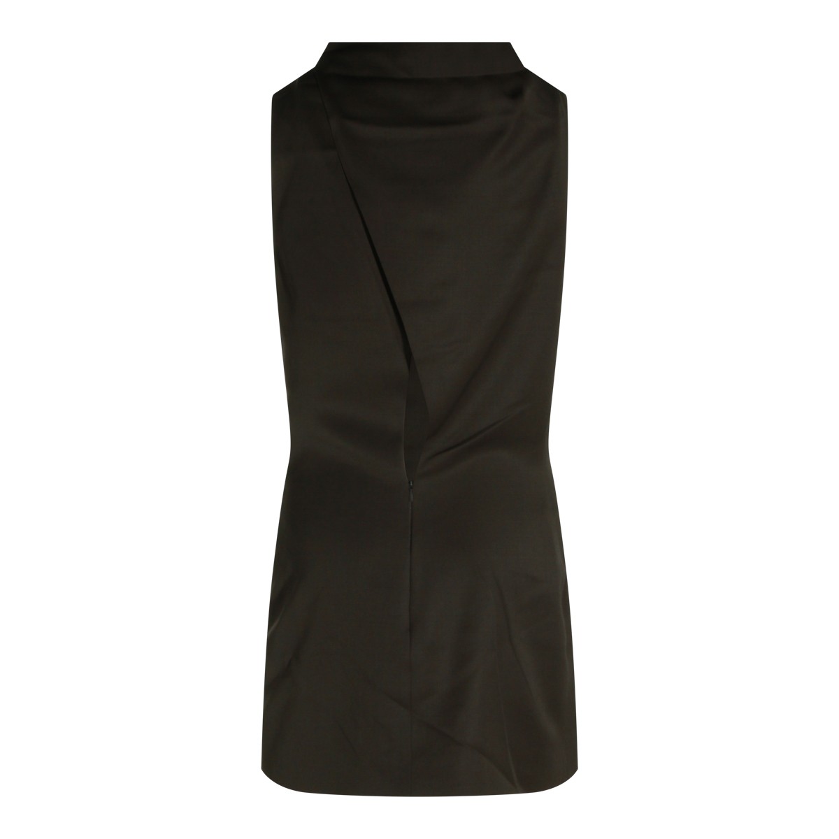 BROWN WOOL ASTOR DRESS