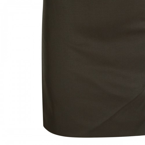 BROWN WOOL ASTOR DRESS