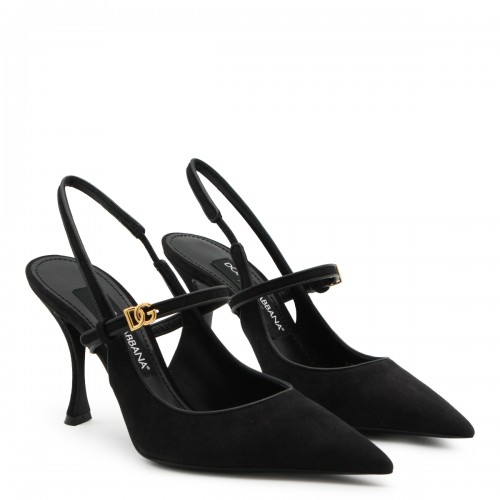 BLACK LEATHER PUMPS 2