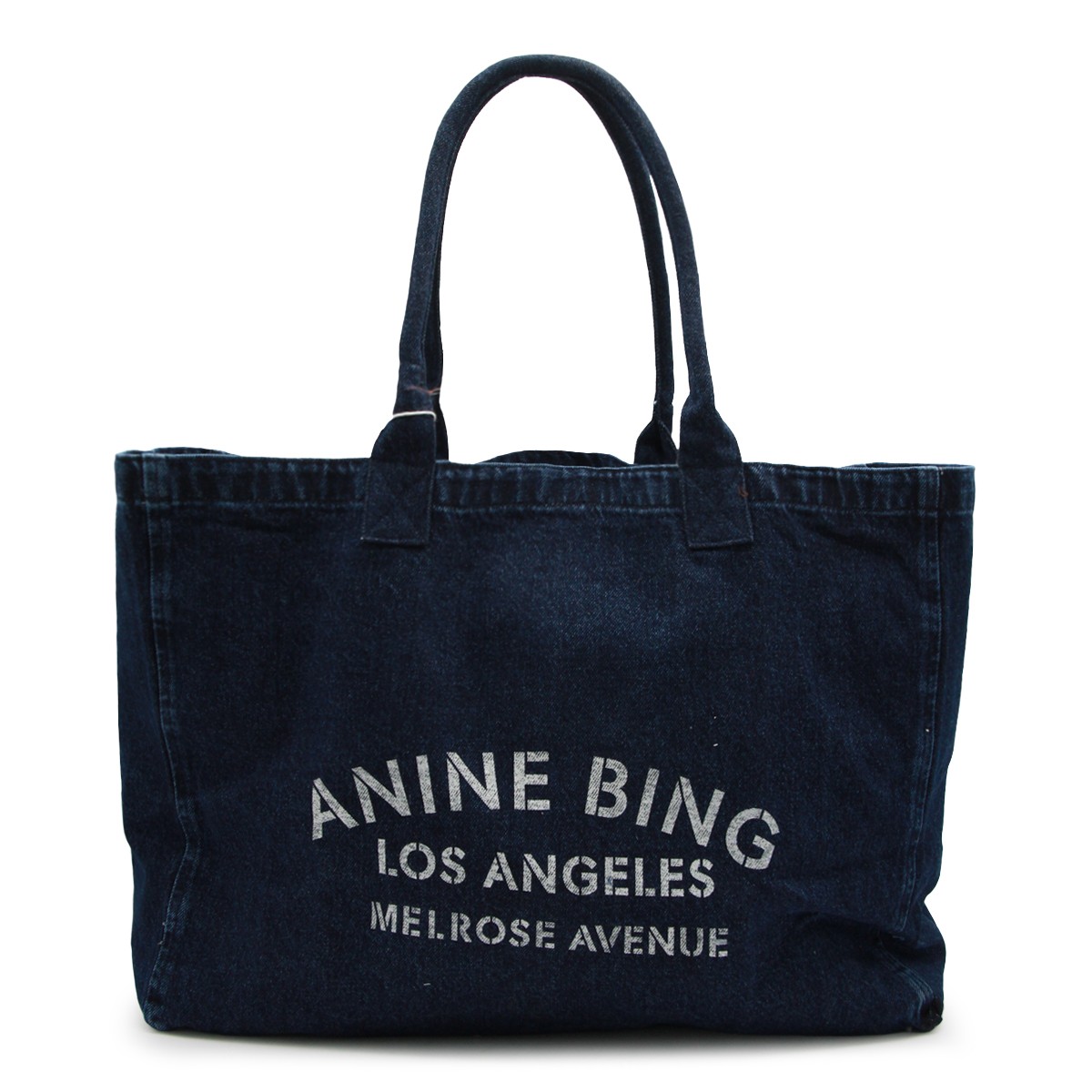 DARK BLUE COTTON TOTE