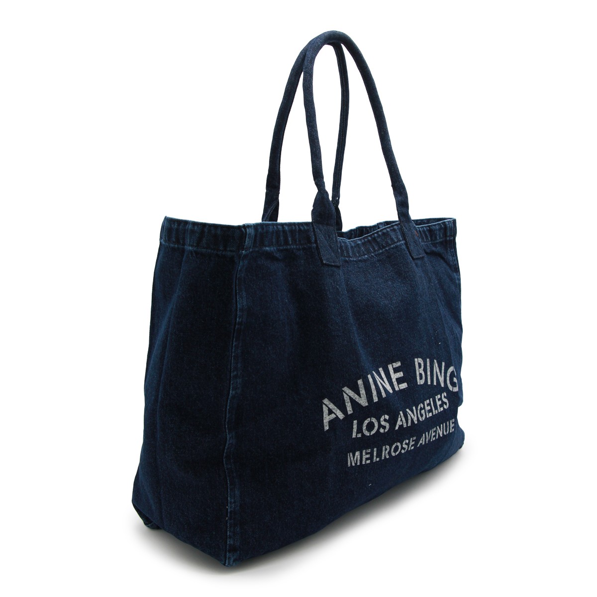 DARK BLUE COTTON TOTE