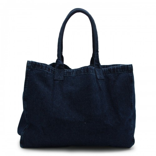 DARK BLUE COTTON TOTE
