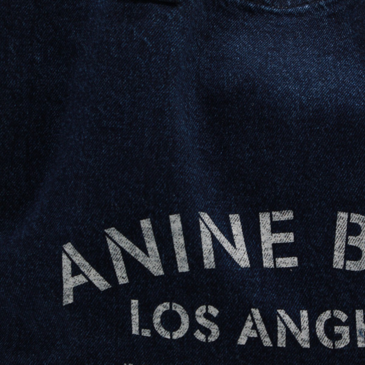 DARK BLUE COTTON TOTE