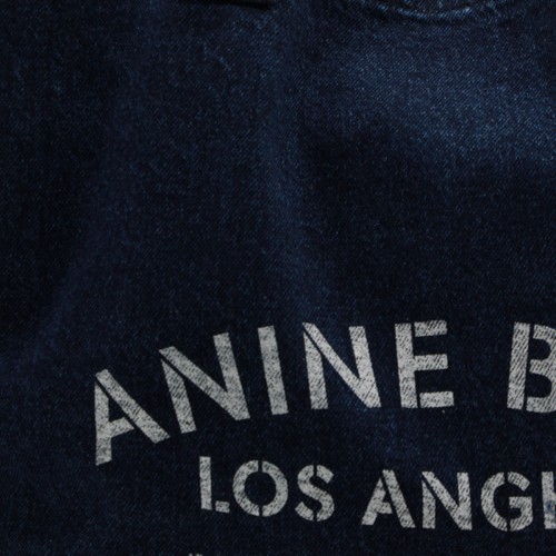 DARK BLUE COTTON TOTE
