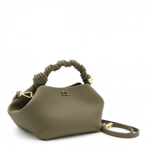 MILITARY GREEN TOP HANDLE BAG