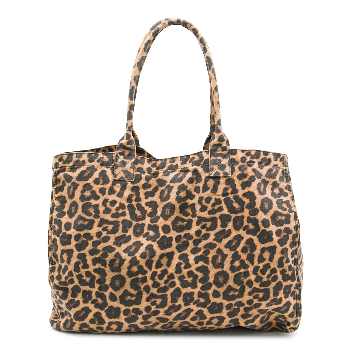 LEOPARD COTTON LEO CANVAS TOTE