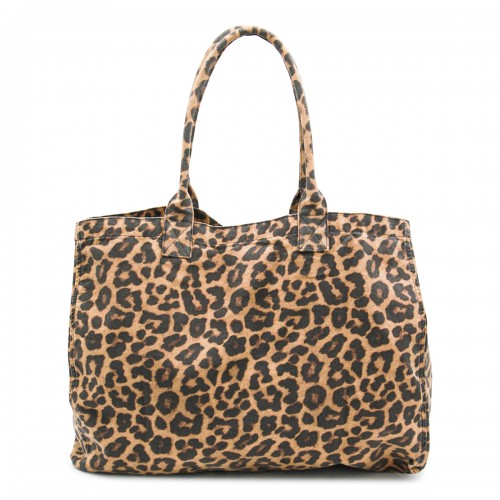 LEOPARD COTTON LEO CANVAS TOTE