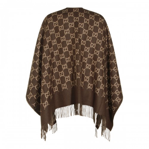 BROWN WOOL SCARF 2