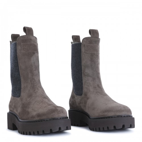 BROWN LEATHER BOOTS