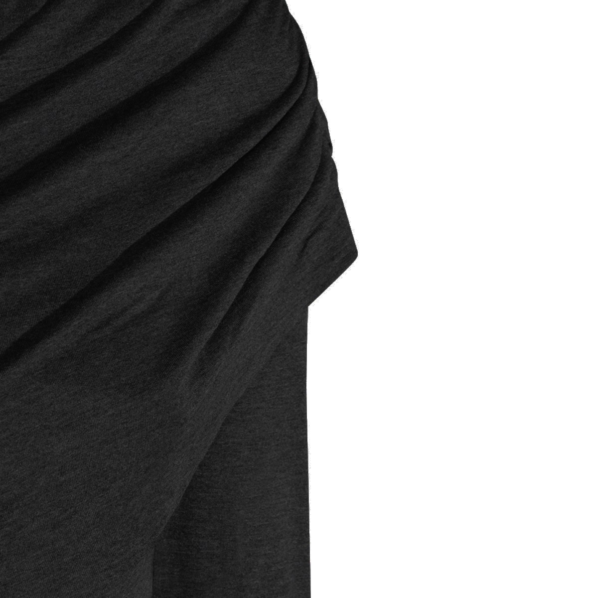 BLACK VISCOSE TOP