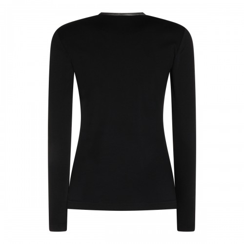 NIGHT BLUE COTTON STRETCH T-SHIRT