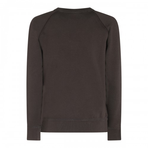 BLACK COTTON SWEATSHIRT 2