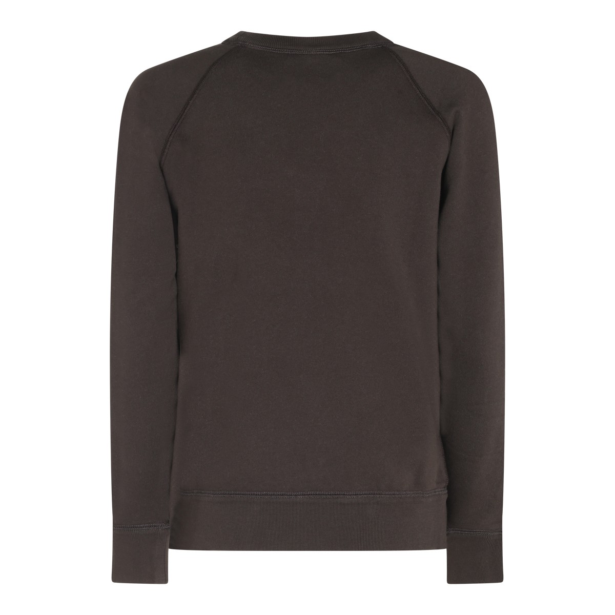 BLACK COTTON SWEATSHIRT