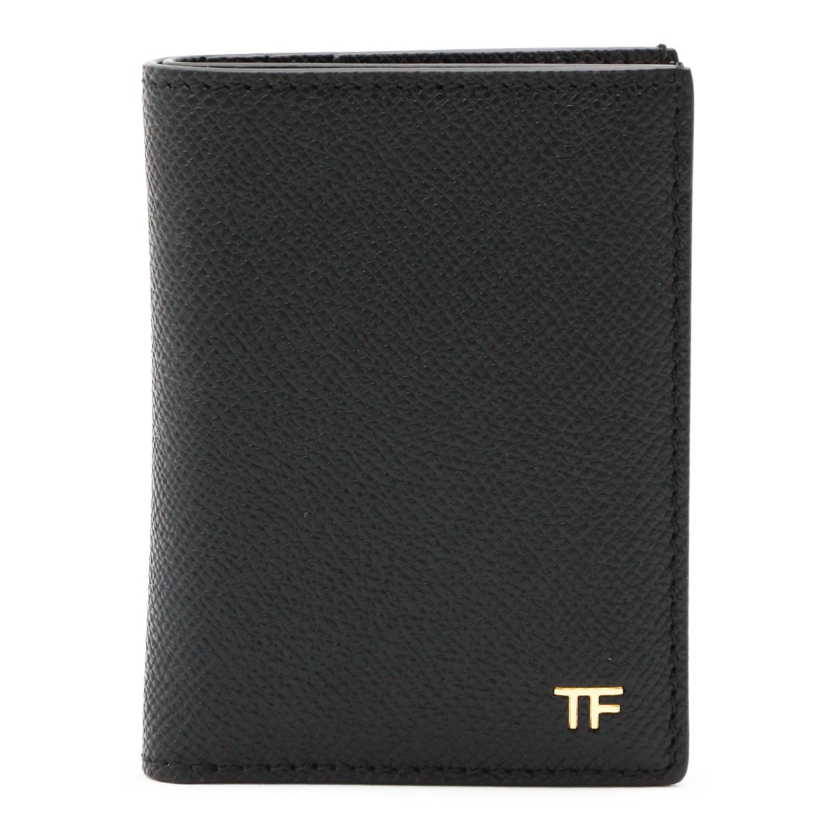 BLACK LEATHER CARD HOLDER