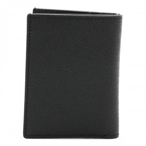 BLACK LEATHER CARD HOLDER