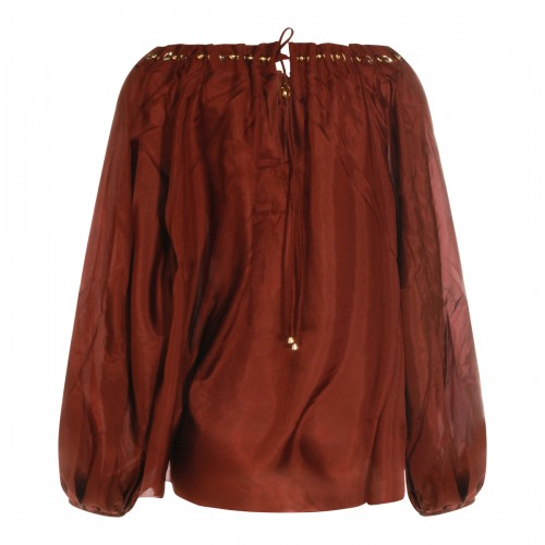 RED SILK TOP 2
