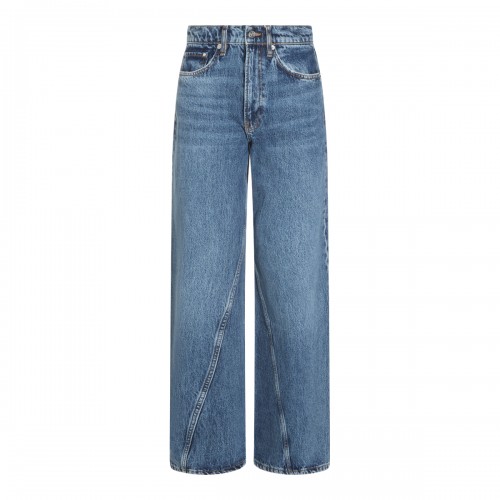 BLUE COTTON BRIE JEANS