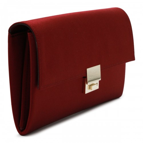 RED VISCOSE CLUTCH 2