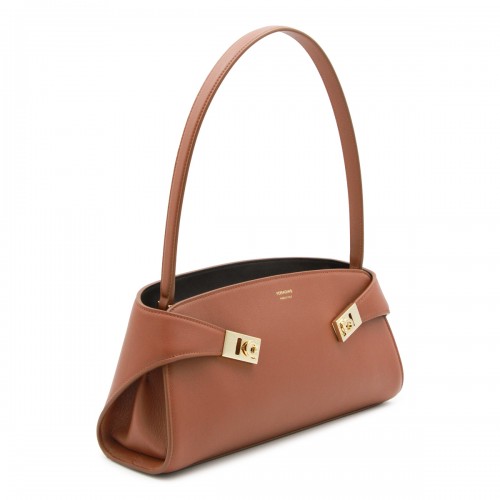 BROWN LEATHER HUG MINI... 2