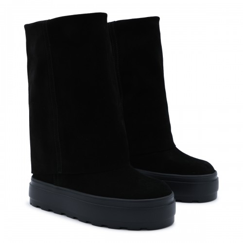 BLACK LEATHER BOOTS