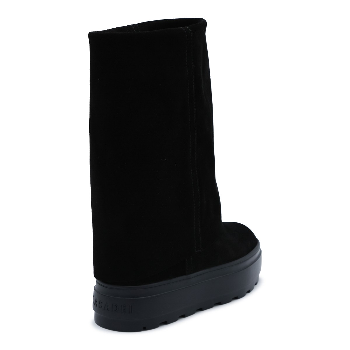 BLACK LEATHER BOOTS