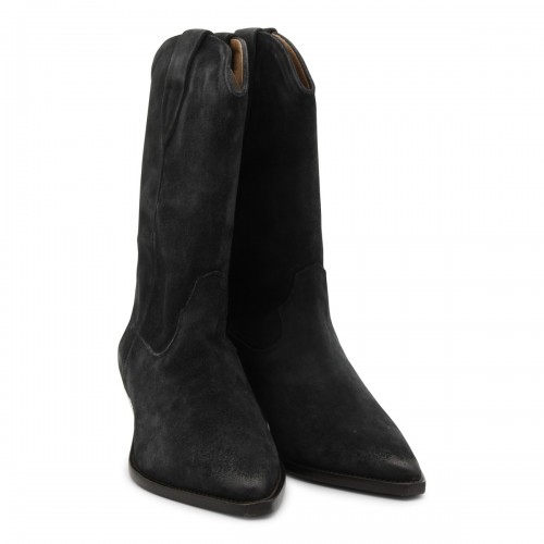 BLACK LEATHER DUERTO BOOTS