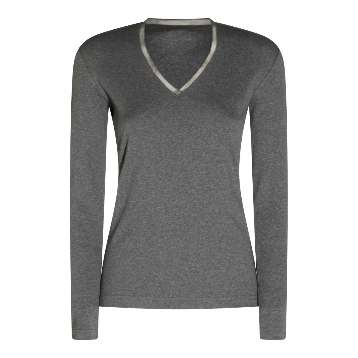 GREY COTTON T-SHIRT