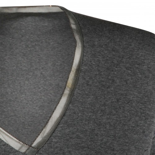 GREY COTTON T-SHIRT