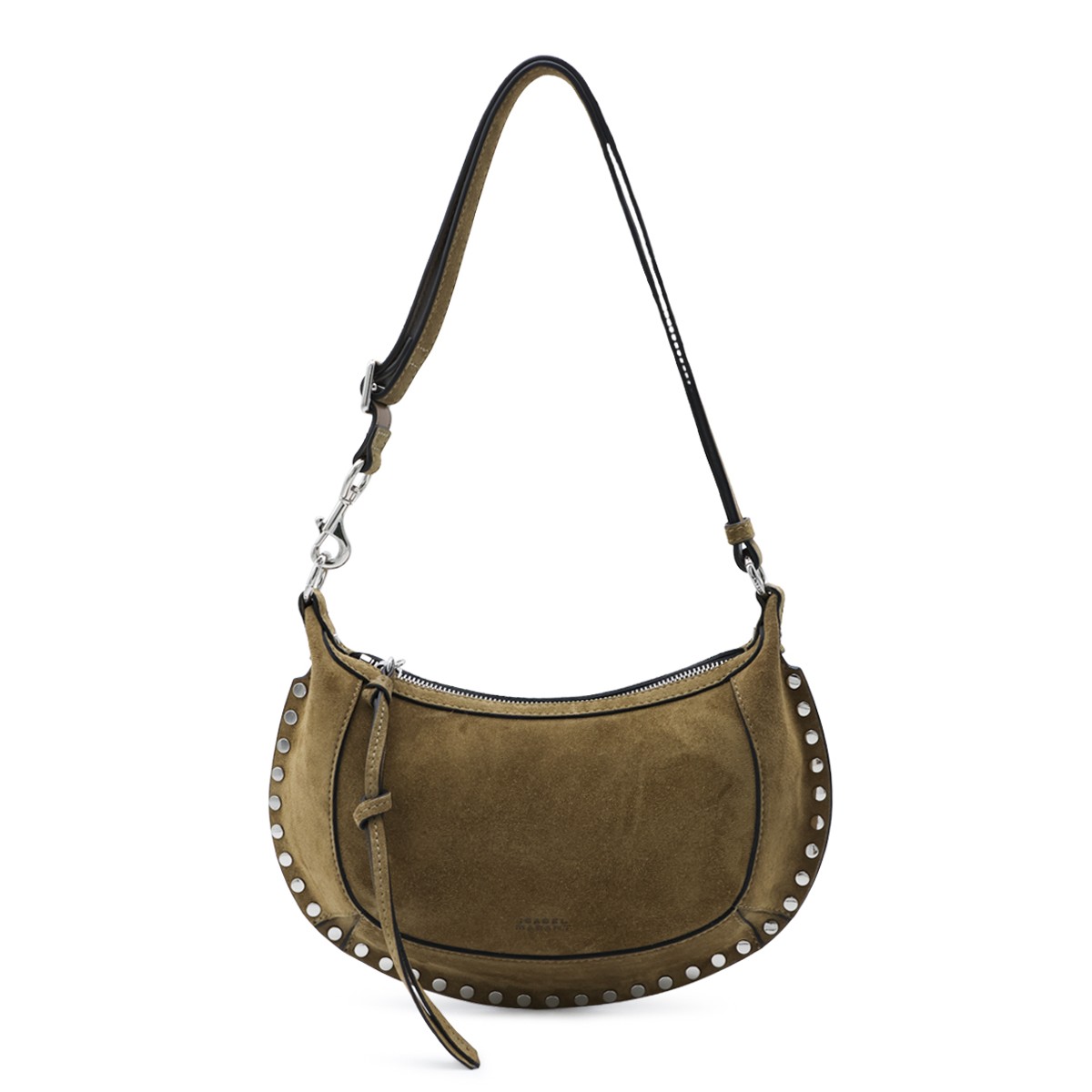 TAUPE SUEDE OSKAN CROSSBODY BAG