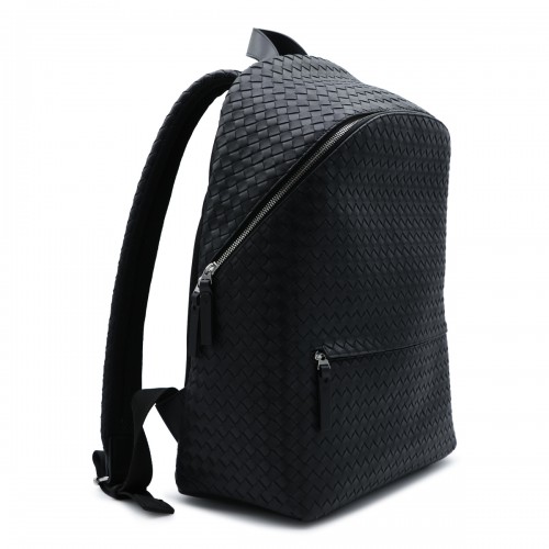 BLACK LEATHER BACKPACK