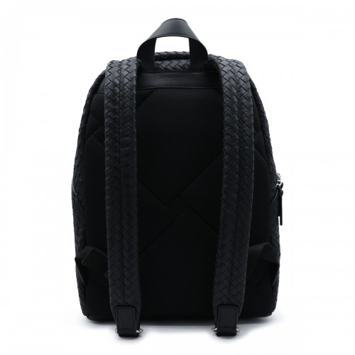 BLACK LEATHER BACKPACK