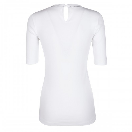 WHITE STRETCH COTTON TOP