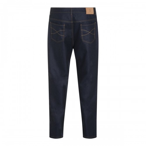 NAVY WOOL PANT 2