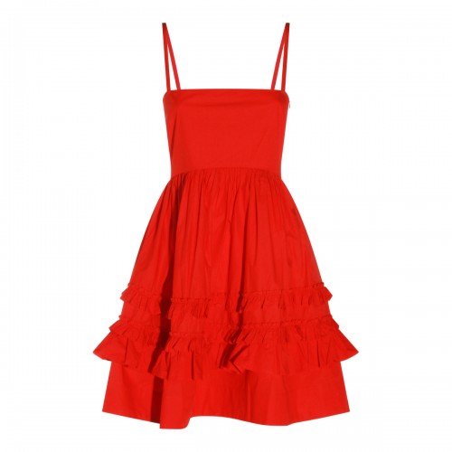 RED COTTON DRESS