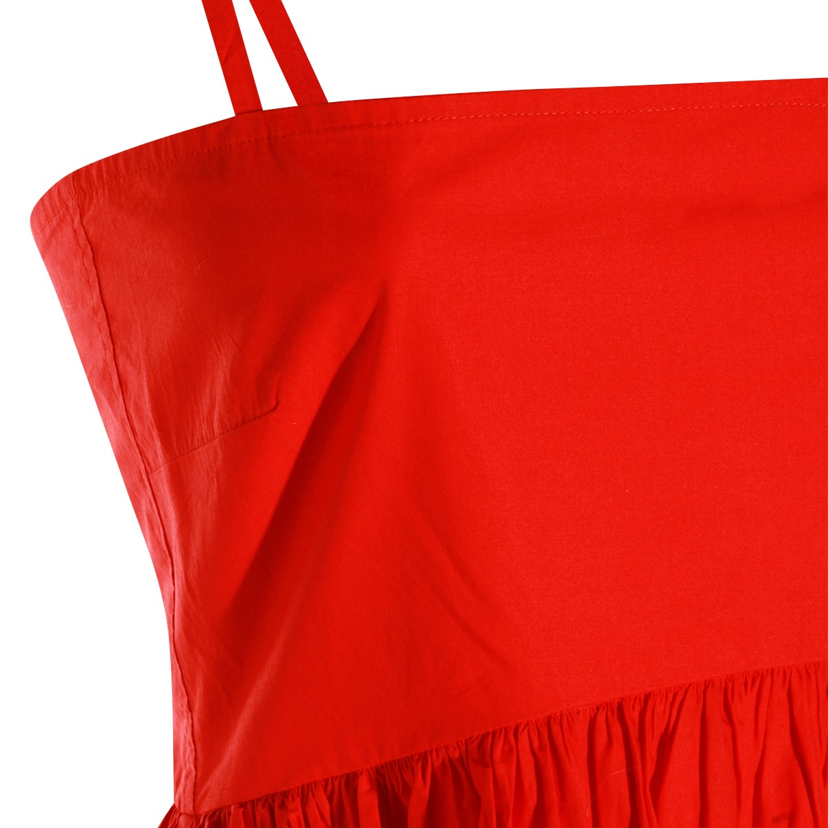 RED COTTON DRESS
