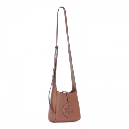 BROWN LEATHER MILLER SWING SHOULDER BAG