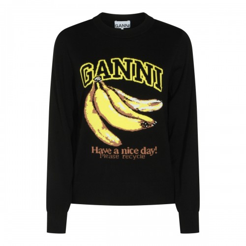 BLACK COTTON KNITWEAR