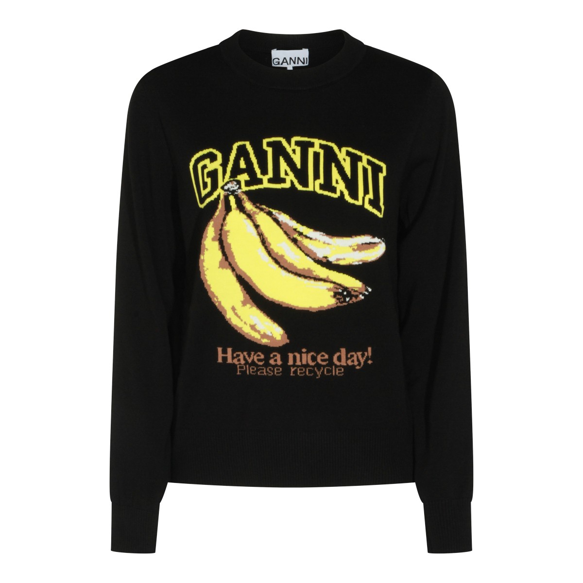 BLACK COTTON KNITWEAR