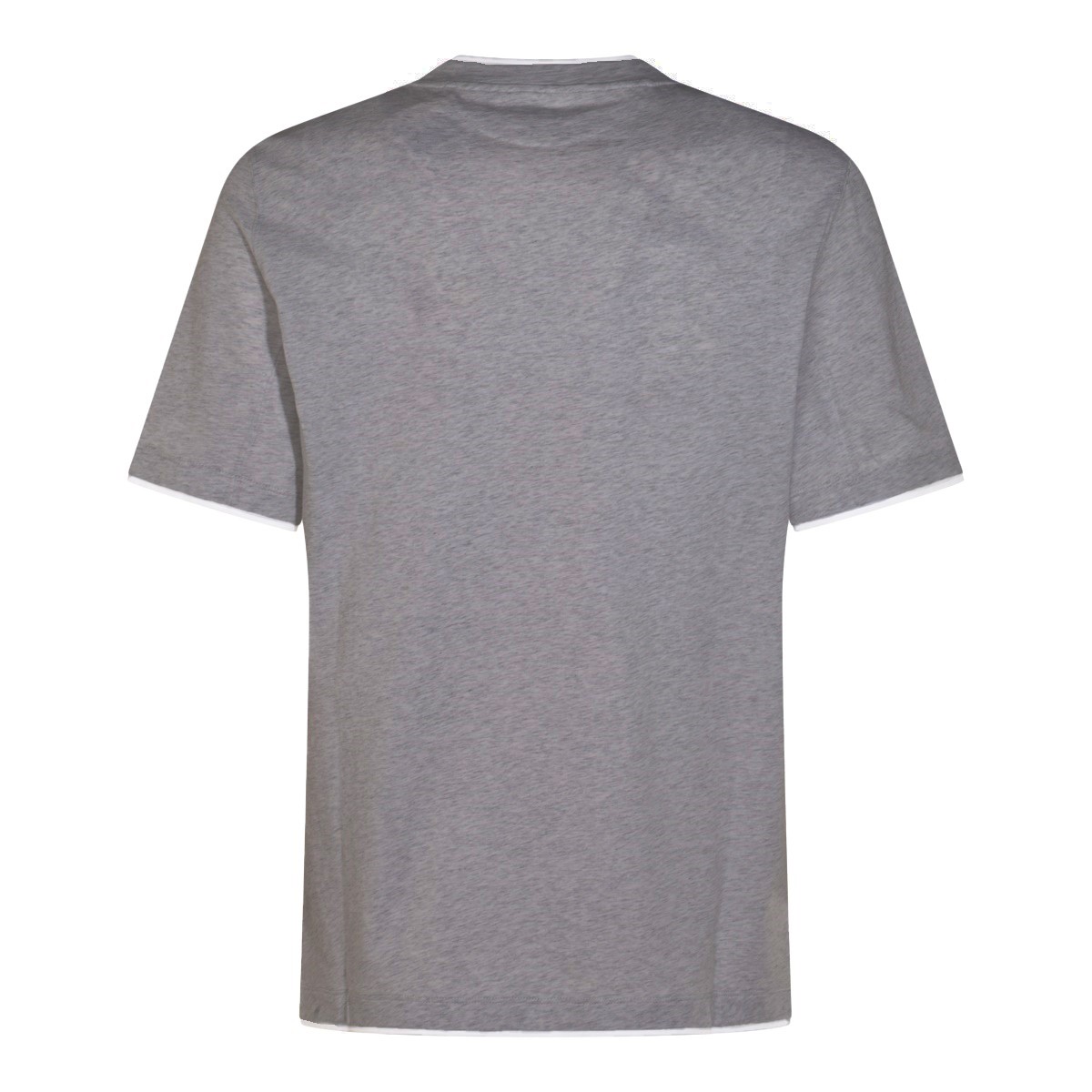 DARK GREY COTTON T-SHIRT