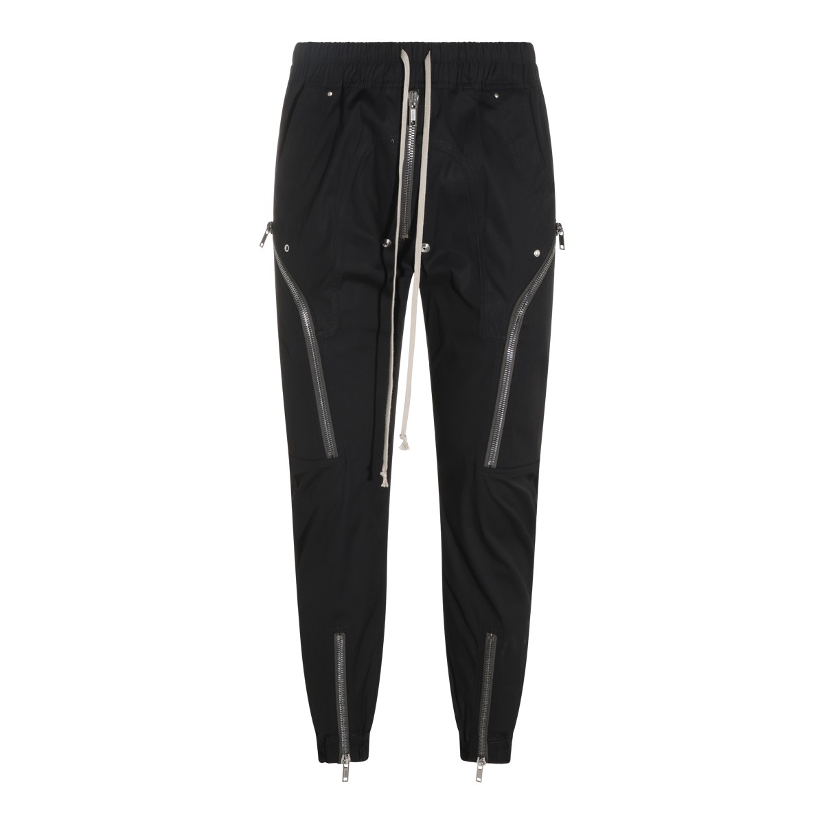 BLACK COTTON HEIZER PANT