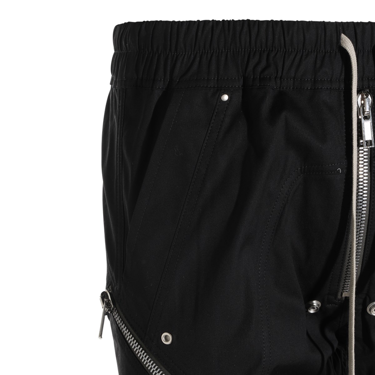 BLACK COTTON HEIZER PANT