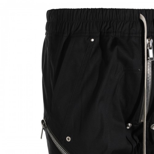 BLACK COTTON HEIZER PANT