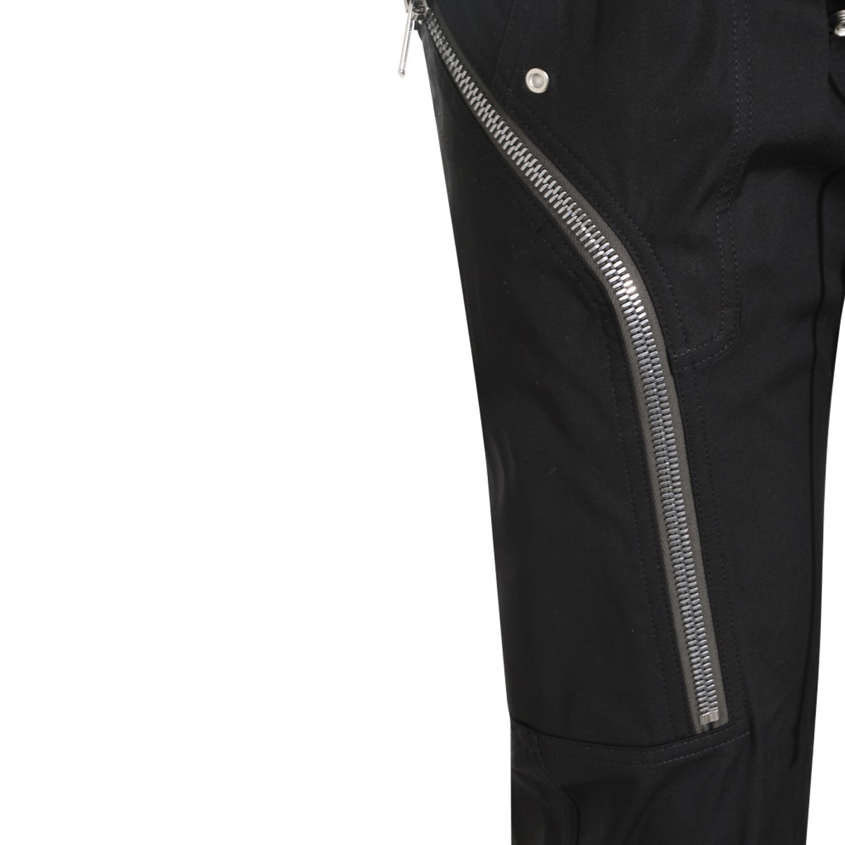 BLACK COTTON HEIZER PANT